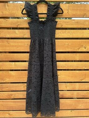 Hill House XS Black Lace Ellie Nap Dress